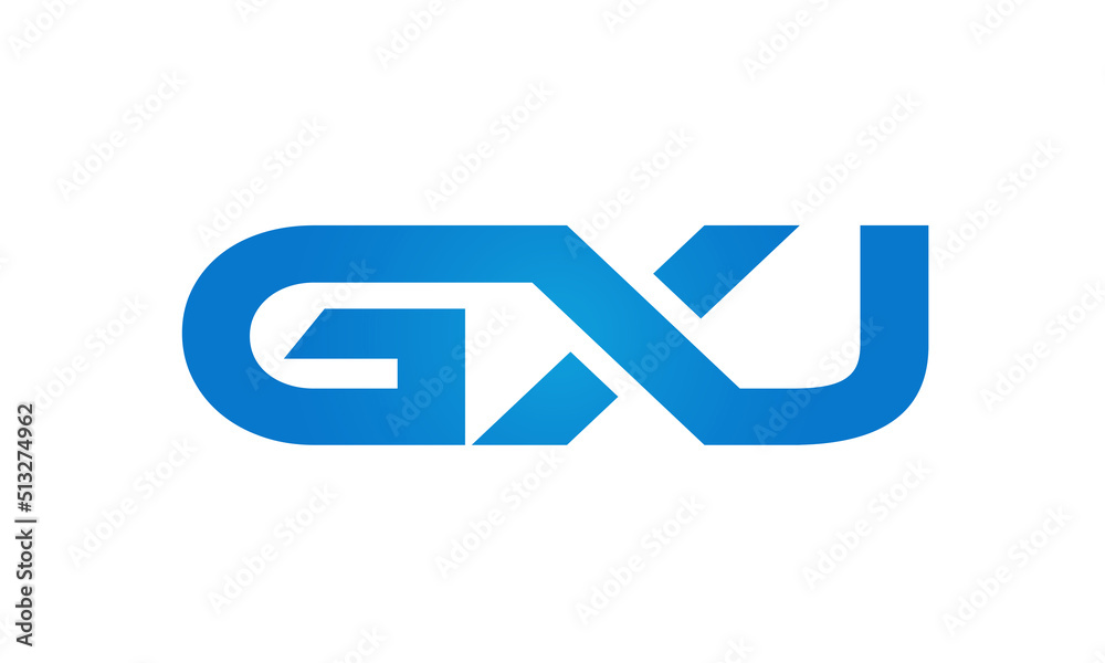 GXJ letters Joined logo design connect letters with chin logo logotype icon concept GXJ letters Joined logo design connect letters with chin logo logotype icon concept