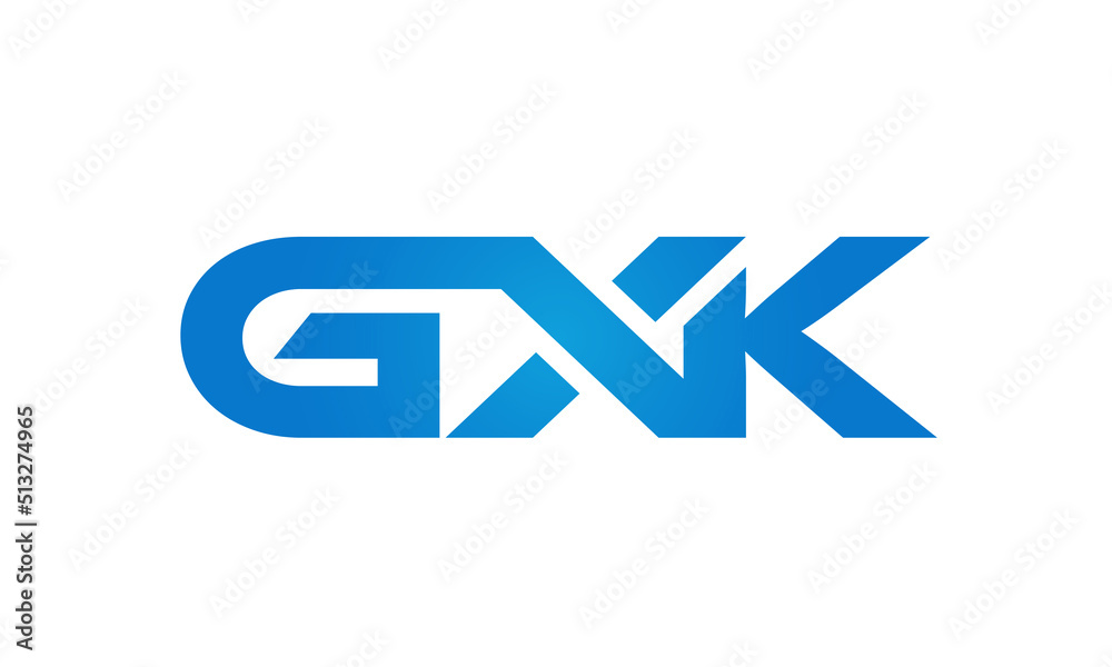 GXK letters Joined logo design connect letters with chin logo logotype icon concept GXK letters Joined logo design connect letters with chin logo logotype icon concept
