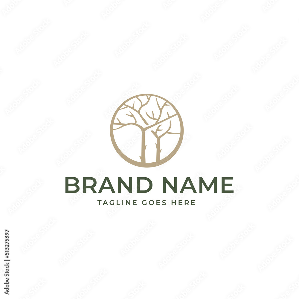 Tree Logo Icon Design Vector Template Tree Logo Icon Design Vector Template