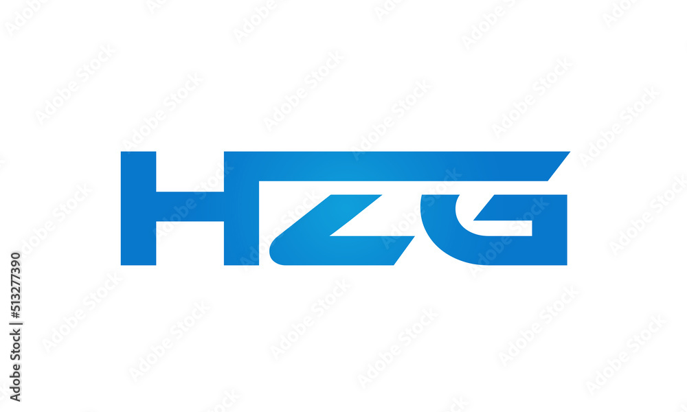 HZG letters Joined logo design connect letters with chin logo logotype icon concept HZG letters Joined logo design connect letters with chin logo logotype icon concept