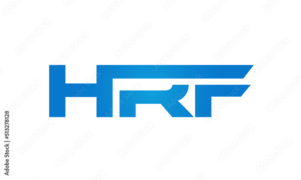 HRF letters Joined logo design connect letters with chin logo logotype icon concept HRF letters Joined logo design connect letters with chin logo logotype icon concept