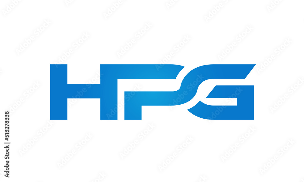 HPG letters Joined logo design connect letters with chin logo logotype icon concept HPG letters Joined logo design connect letters with chin logo logotype icon concept