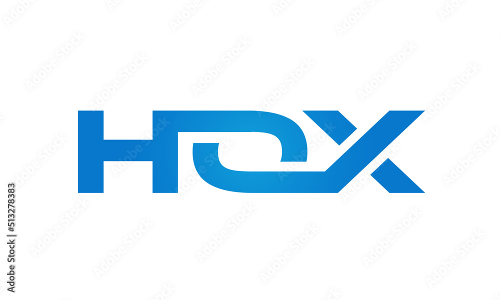 HOX letters Joined logo design connect letters with chin logo logotype icon concept HOX letters Joined logo design connect letters with chin logo logotype icon concept