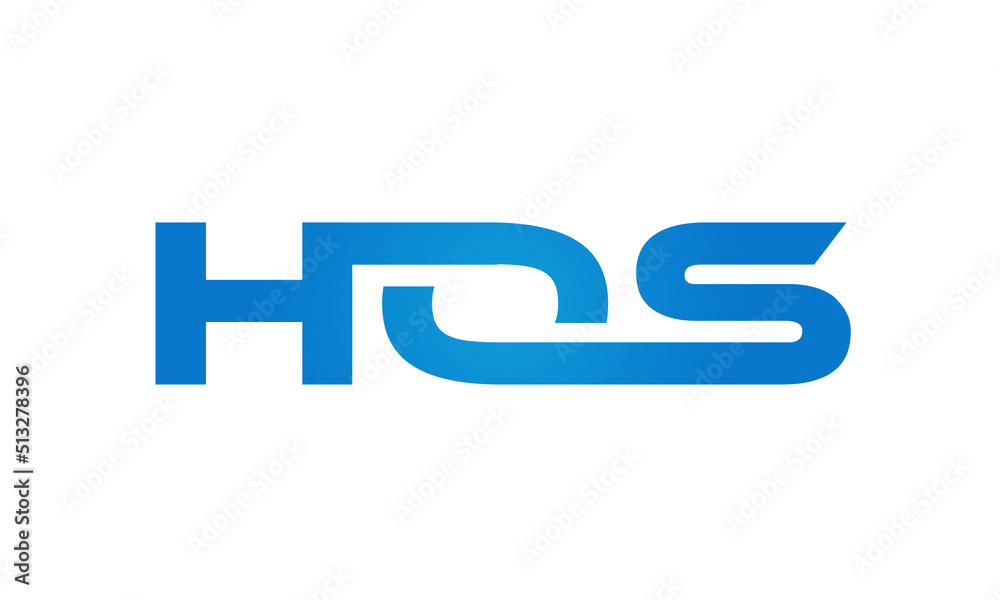 HOS letters Joined logo design connect letters with chin logo logotype icon concept HOS letters Joined logo design connect letters with chin logo logotype icon concept