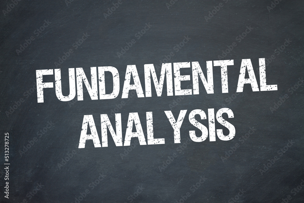 Fototapeta premium Fundamental Analysis