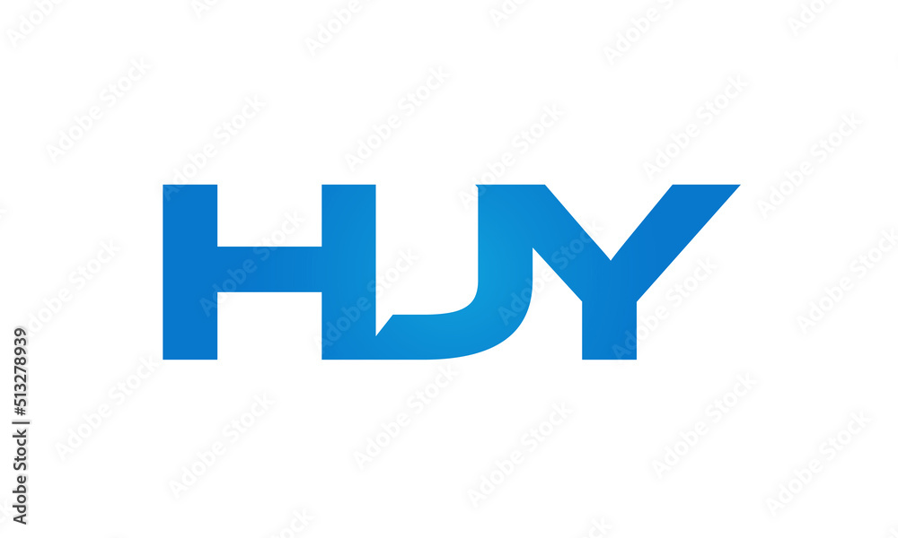 HJY letters Joined logo design connect letters with chin logo logotype icon concept HJY letters Joined logo design connect letters with chin logo logotype icon concept