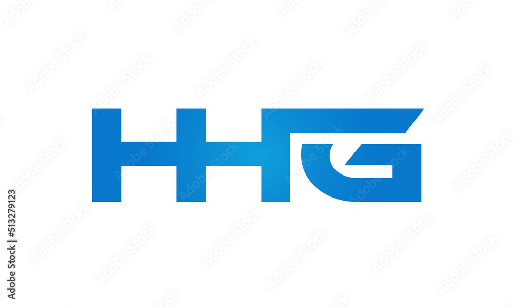 HHG letters Joined logo design connect letters with chin logo logotype icon concept HHG letters Joined logo design connect letters with chin logo logotype icon concept