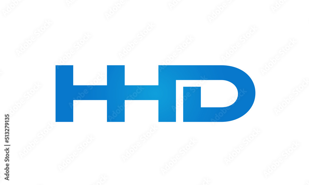 HHD letters Joined logo design connect letters with chin logo logotype icon concept HHD letters Joined logo design connect letters with chin logo logotype icon concept