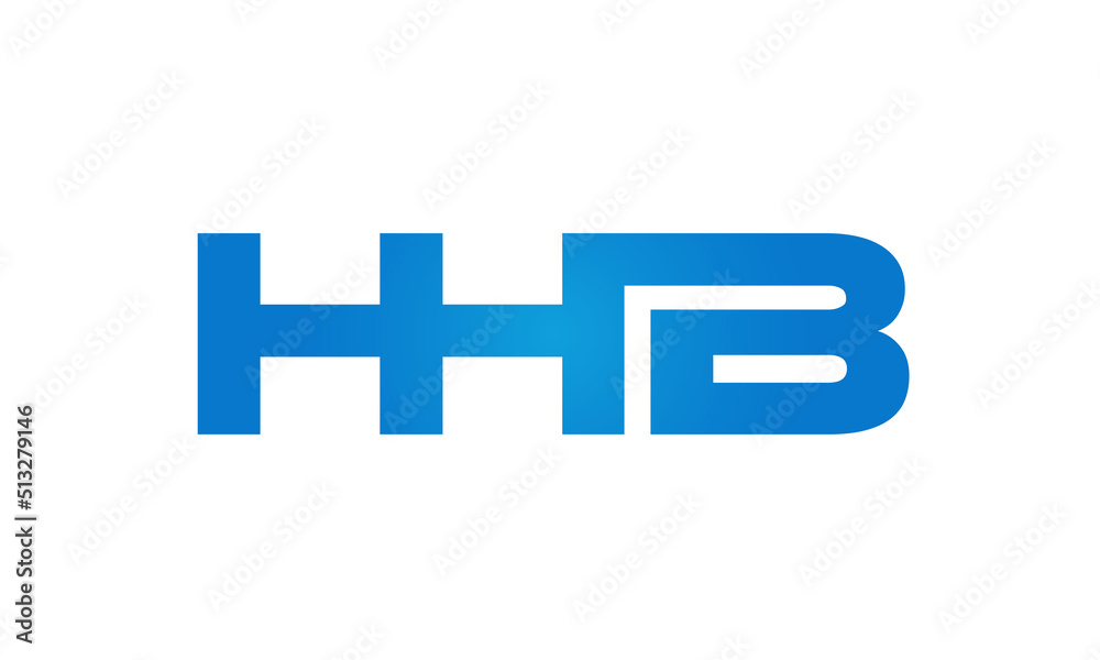 HHB letters Joined logo design connect letters with chin logo logotype icon concept HHB letters Joined logo design connect letters with chin logo logotype icon concept