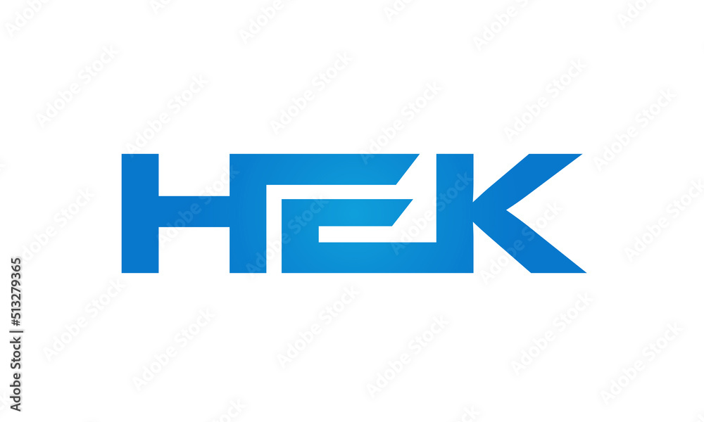 HEK letters Joined logo design connect letters with chin logo logotype icon concept HEK letters Joined logo design connect letters with chin logo logotype icon concept