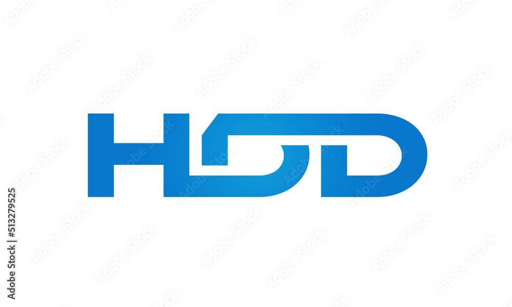 HDD letters Joined logo design connect letters with chin logo logotype icon concept HDD letters Joined logo design connect letters with chin logo logotype icon concept