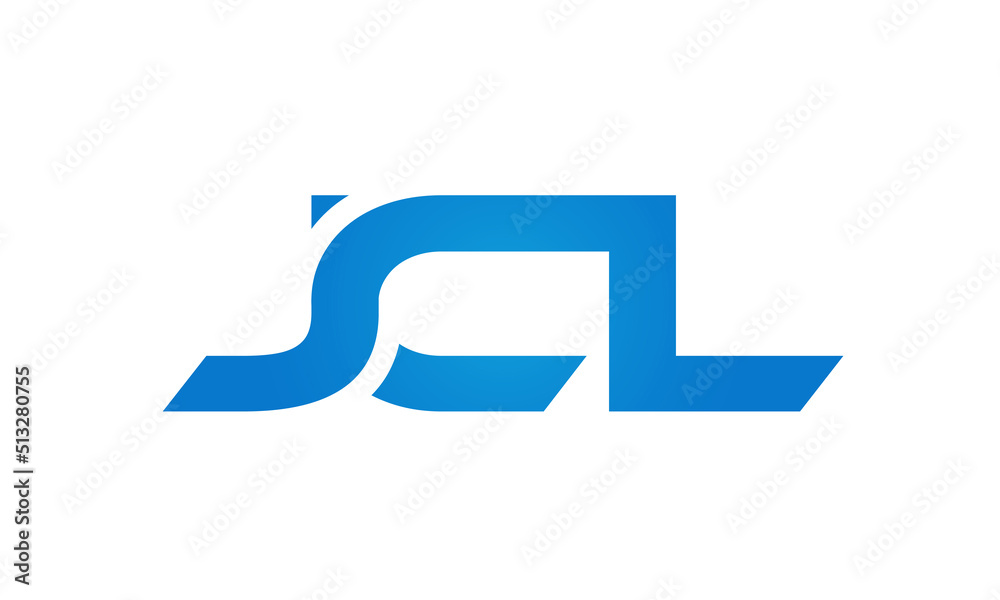JCL letters Joined logo design connect letters with chin logo logotype icon concept JCL letters Joined logo design connect letters with chin logo logotype icon concept