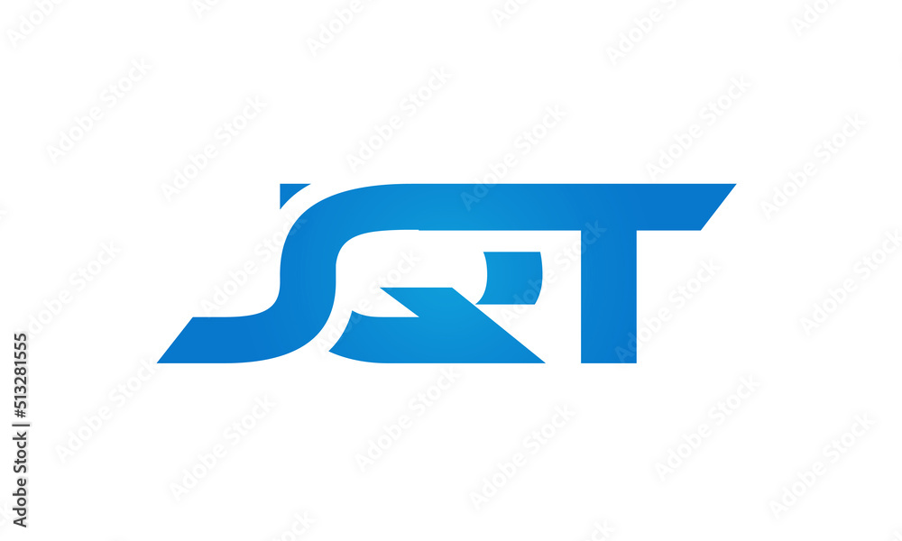 JQT letters Joined logo design connect letters with chin logo logotype icon concept JQT letters Joined logo design connect letters with chin logo logotype icon concept