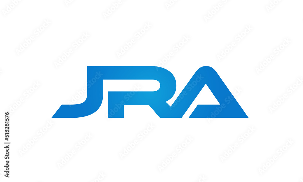 JRA letters Joined logo design connect letters with chin logo logotype icon concept JRA letters Joined logo design connect letters with chin logo logotype icon concept