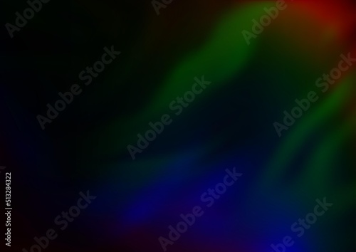 Dark Multicolor, Rainbow vector abstract template.