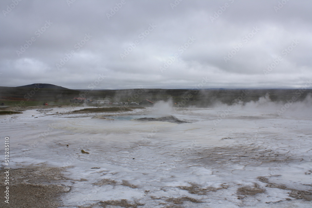Hveravellir, zona geotérmica en mitad de la ruta que atraviesa Islandia.