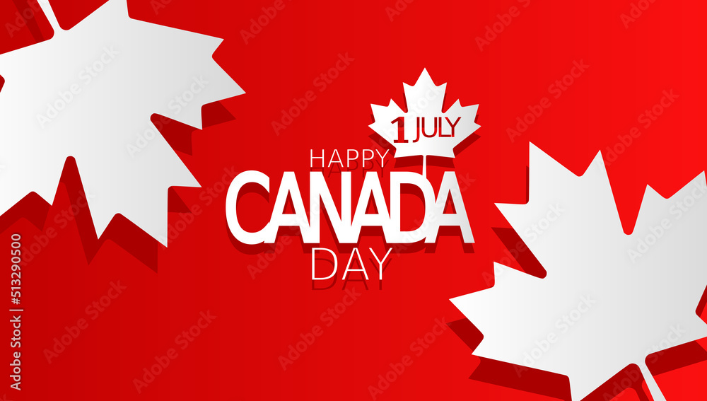 Obraz premium Canada Day holiday, 1 july 2026