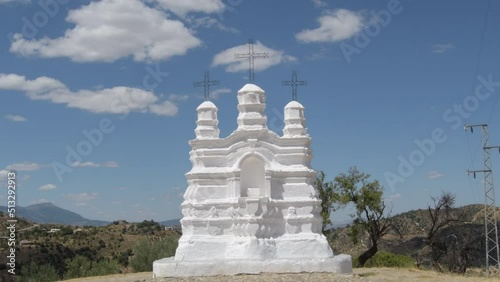 Vicar altar, religious monument in Monda, Malaga, Spain photo