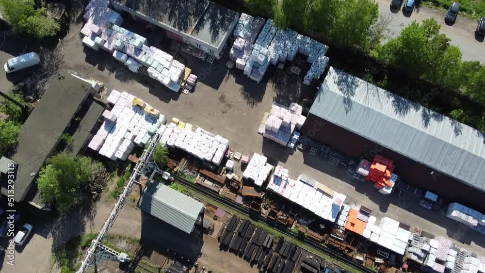 Flying a quadcopter over an industrial area Flying a quadcopter over an industrial area