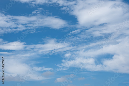 Fototapeta Naklejka Na Ścianę i Meble -  Clouds against a blue sky