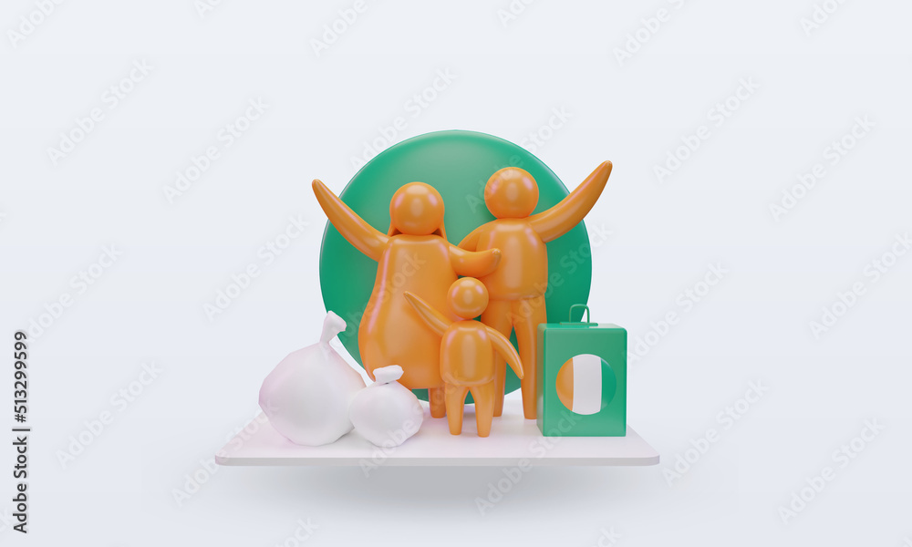 3d world refugee day Cote dIvoire flag rendering front view 3d world refugee day Cote dIvoire flag rendering front view