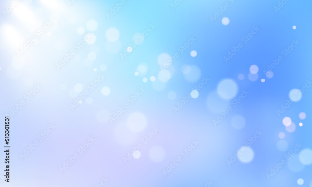 abstract light blue bokeh background