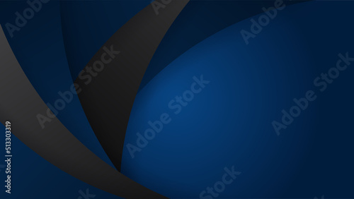 Blue and black tech corporate background