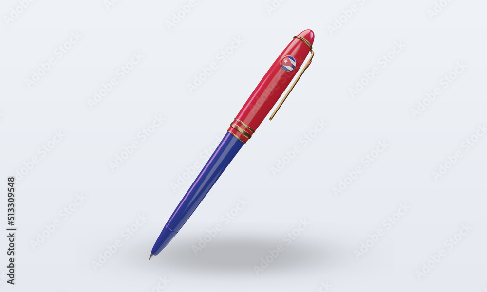 3d ballpoint Cuba flag rendering front view 3d ballpoint Cuba flag rendering front view