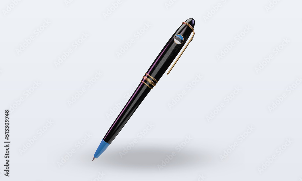3d ballpoint Estonia flag rendering front view 3d ballpoint Estonia flag rendering front view