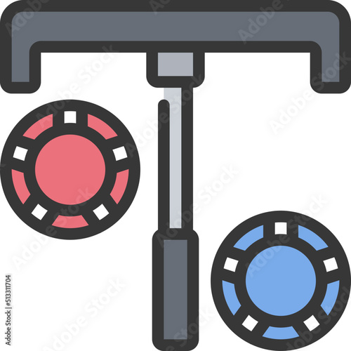 Poker Chip Sweap Icon