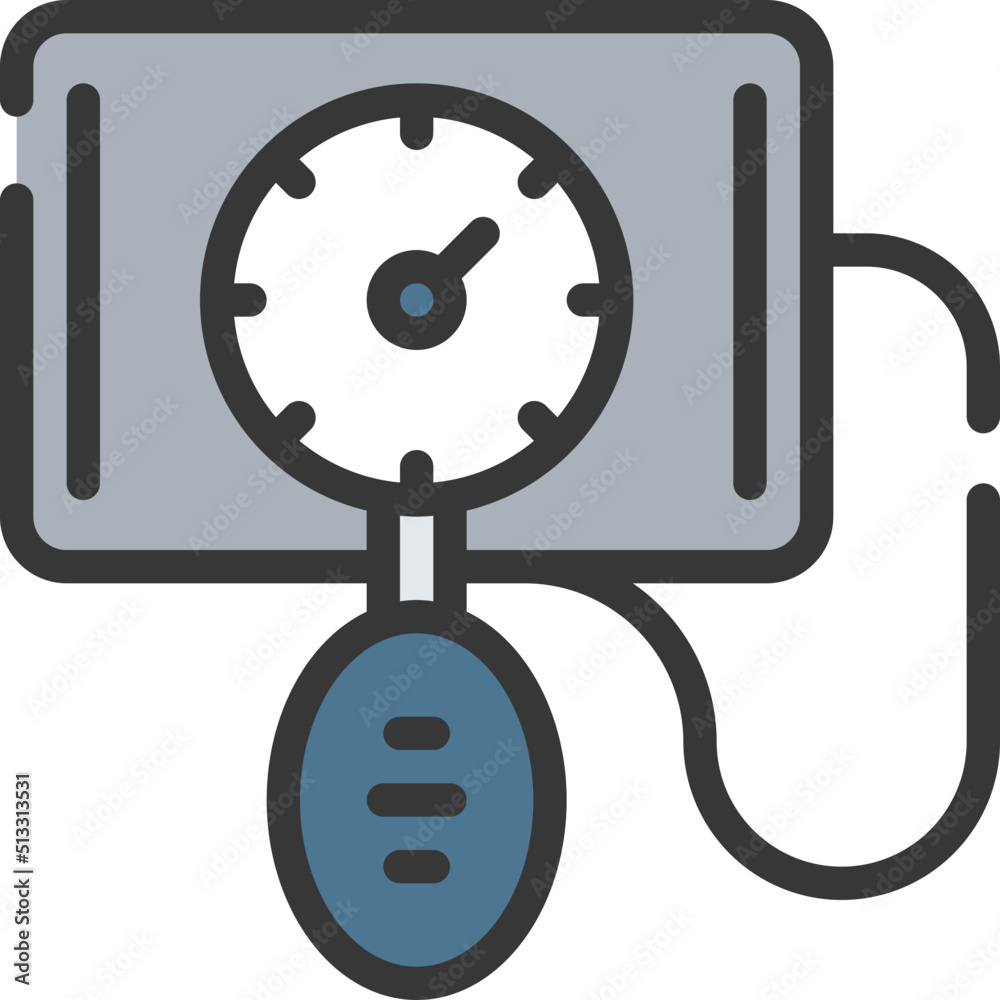 Blood Pressure Gauge Icon Blood Pressure Gauge Icon
