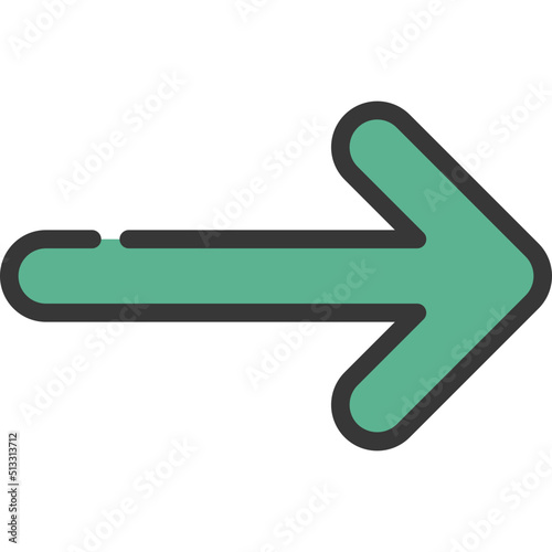 Right Arrow Round Icon