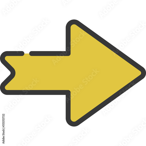 Arrow Banner Icon