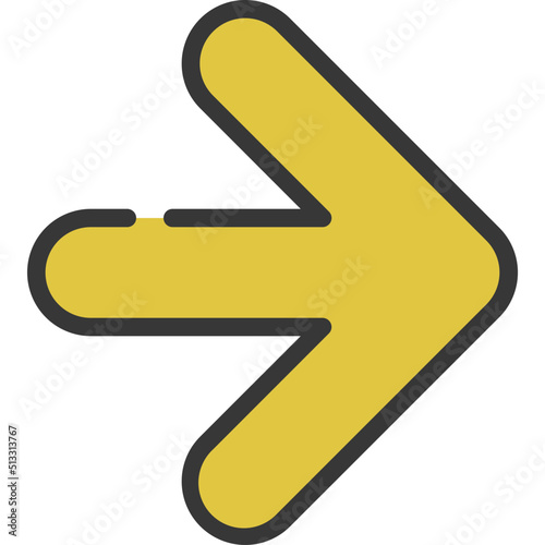 Large Rounded Arrow Icon