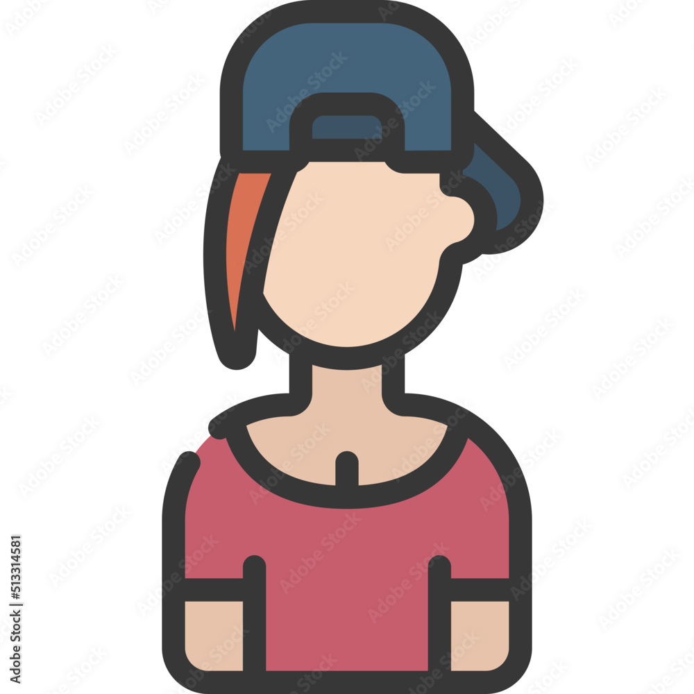 Skater Woman Icon Skater Woman Icon