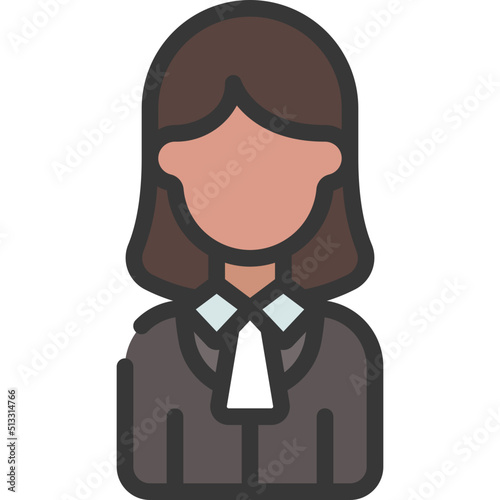 Judge Woman Icon
