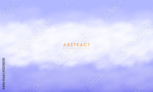 blue cloud vector illustration background