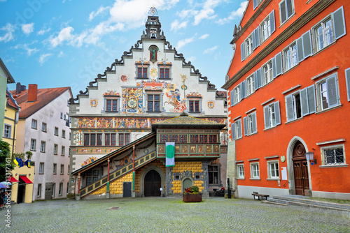 Old Rathaus in town of Lindau historic architecture view photo