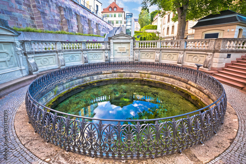 Source of the Danube river in Donaueschingen, Schwarzwald photo