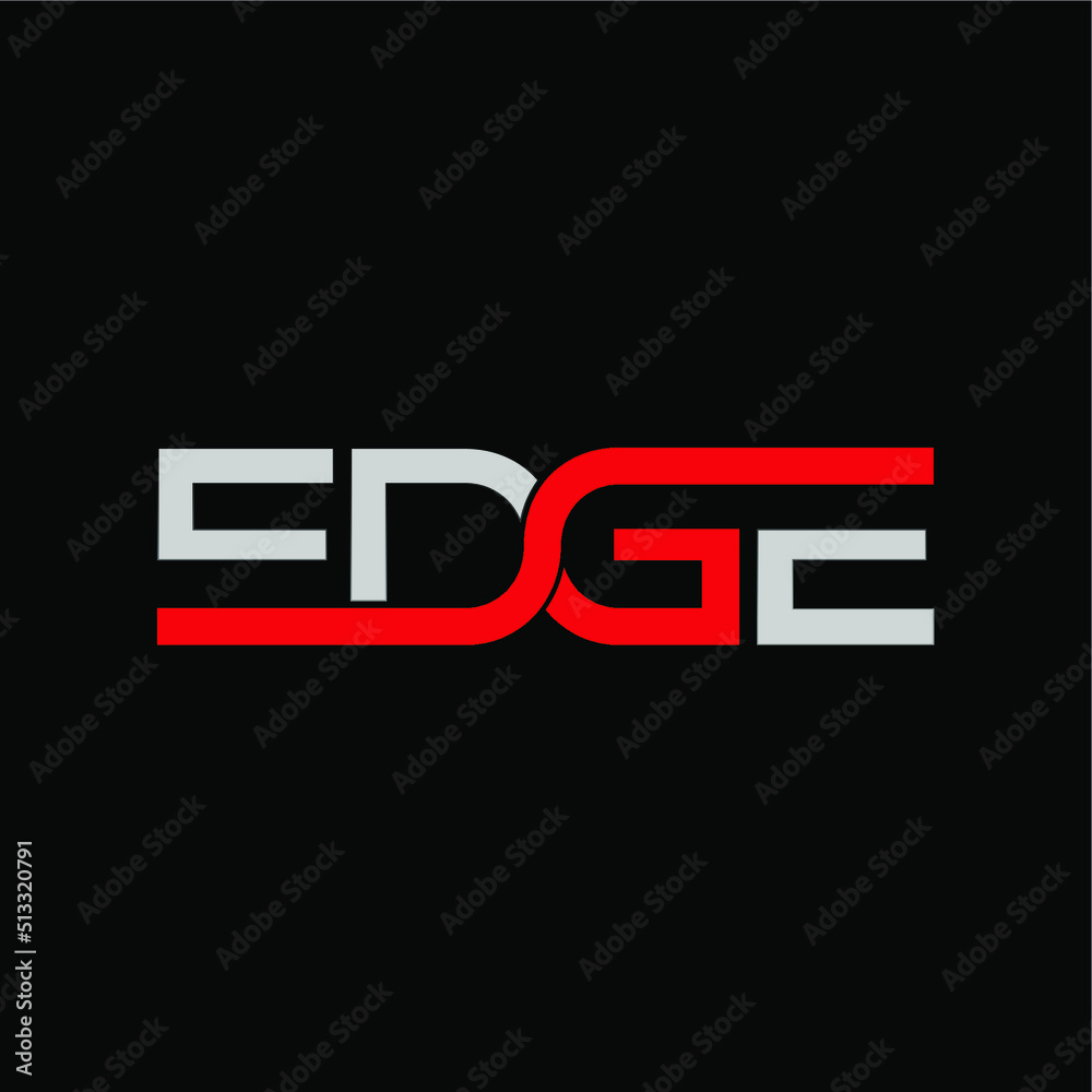 A beautiful EDGE design with connected letters A beautiful EDGE design with connected letters