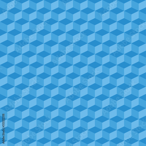 Blue cube collage background. Neatly arranged cube vector. editable vector in EPS10