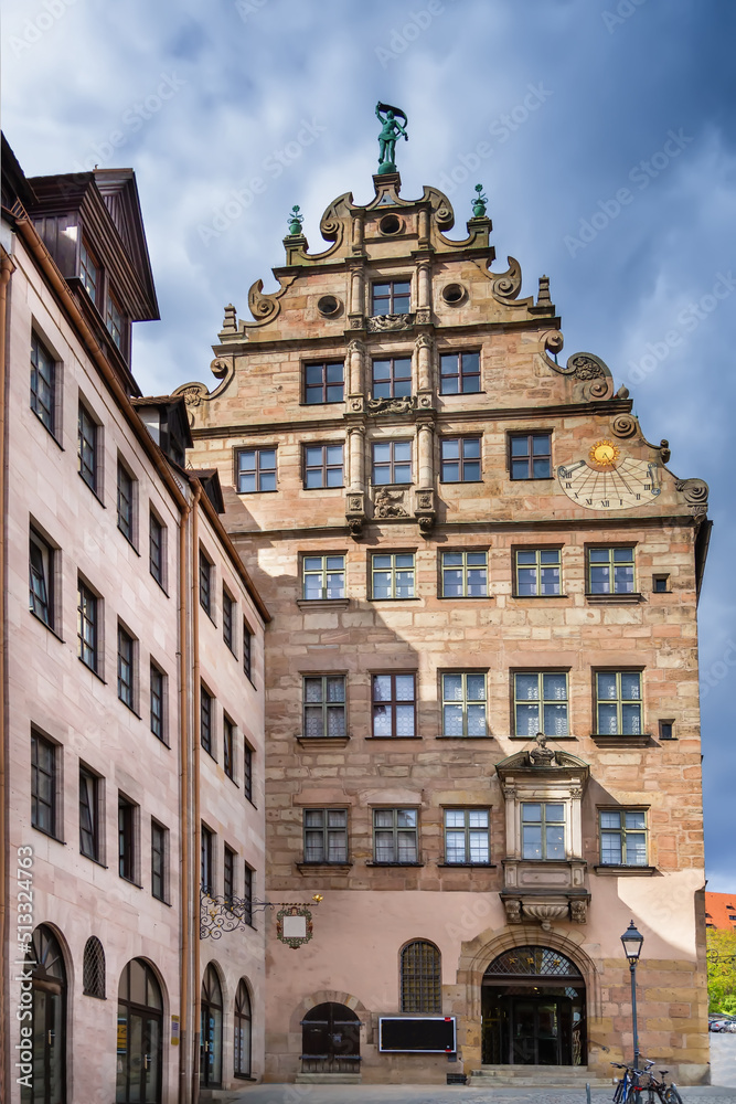Obraz premium Fembo's House, Nuremberg, Germany
