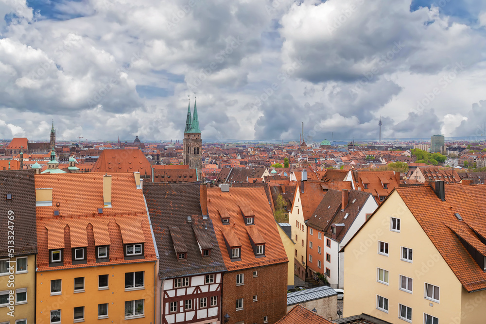 View of Nuremberg, Germany