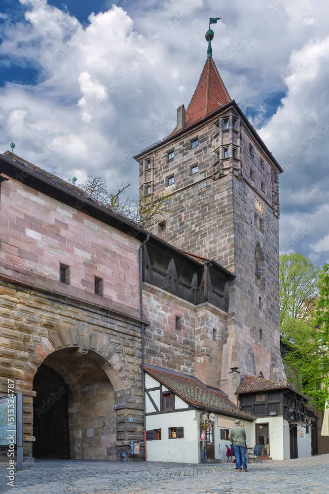Gate Tower of the Hunting Park, Nuremberg, Germany