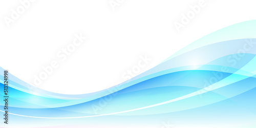 水と波の水面イメージ、背景ベクターイラスト壁紙素材