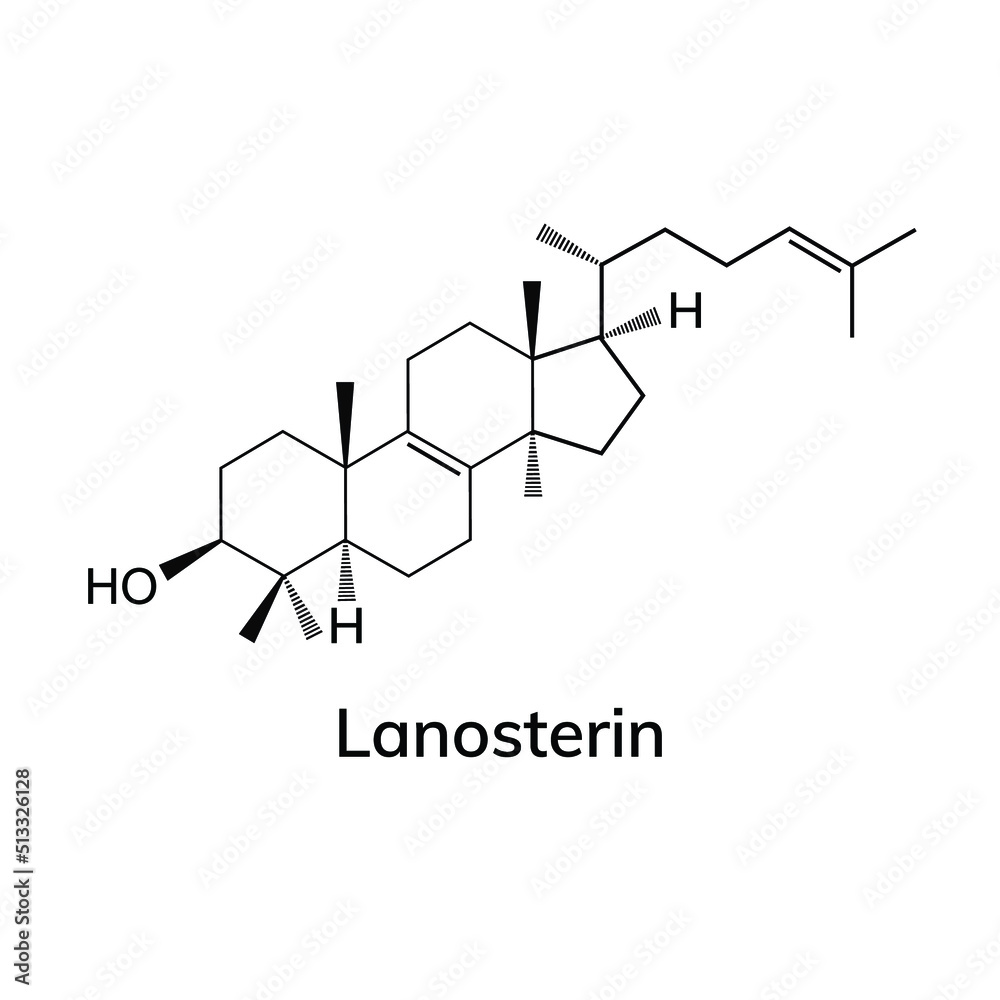 Structural chemical formula on white background Structural chemical formula on white background
