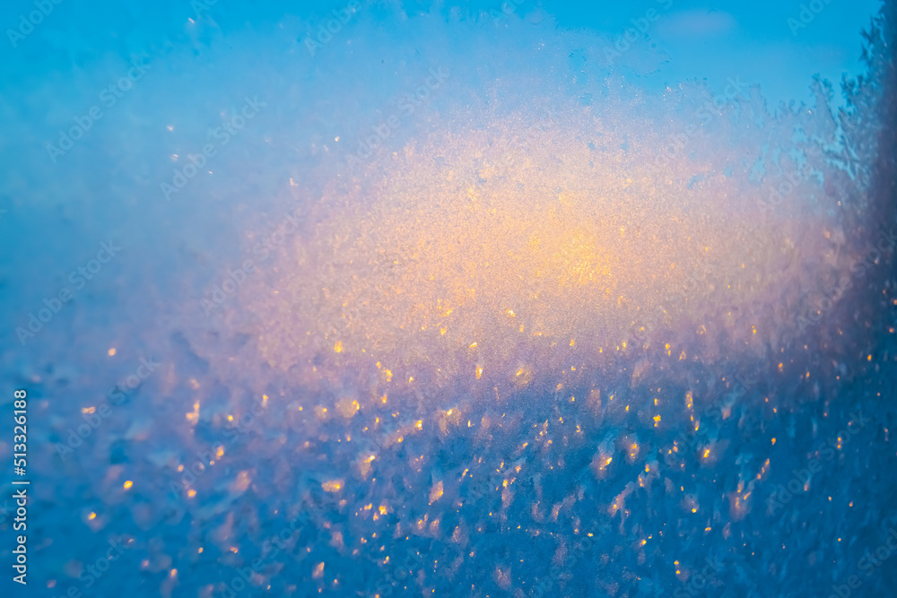 Fototapeta premium frost on the window