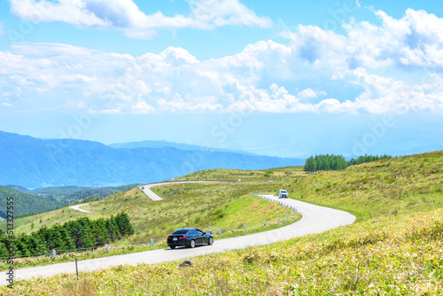 夏の車山高原　ビーナスライン