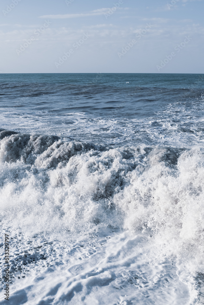 Fototapeta premium waves on the beach