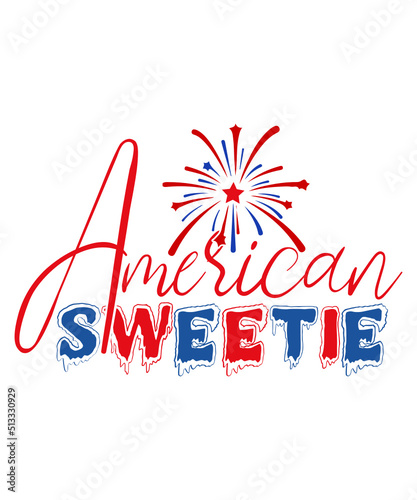 American Sweetie t shirt design